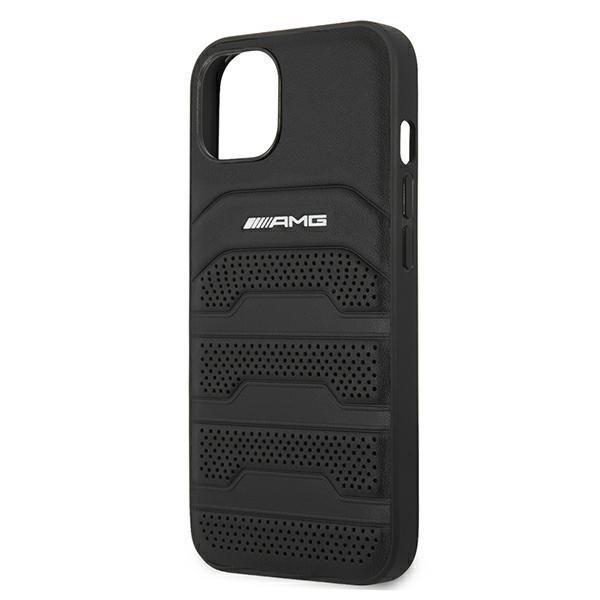 AMG AMHCP13SGSEBK iPhone 13 mini 5,4" czarny/black hardcase Leather